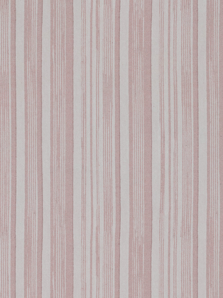 stuart stripe linen fabric by nathan turner pink