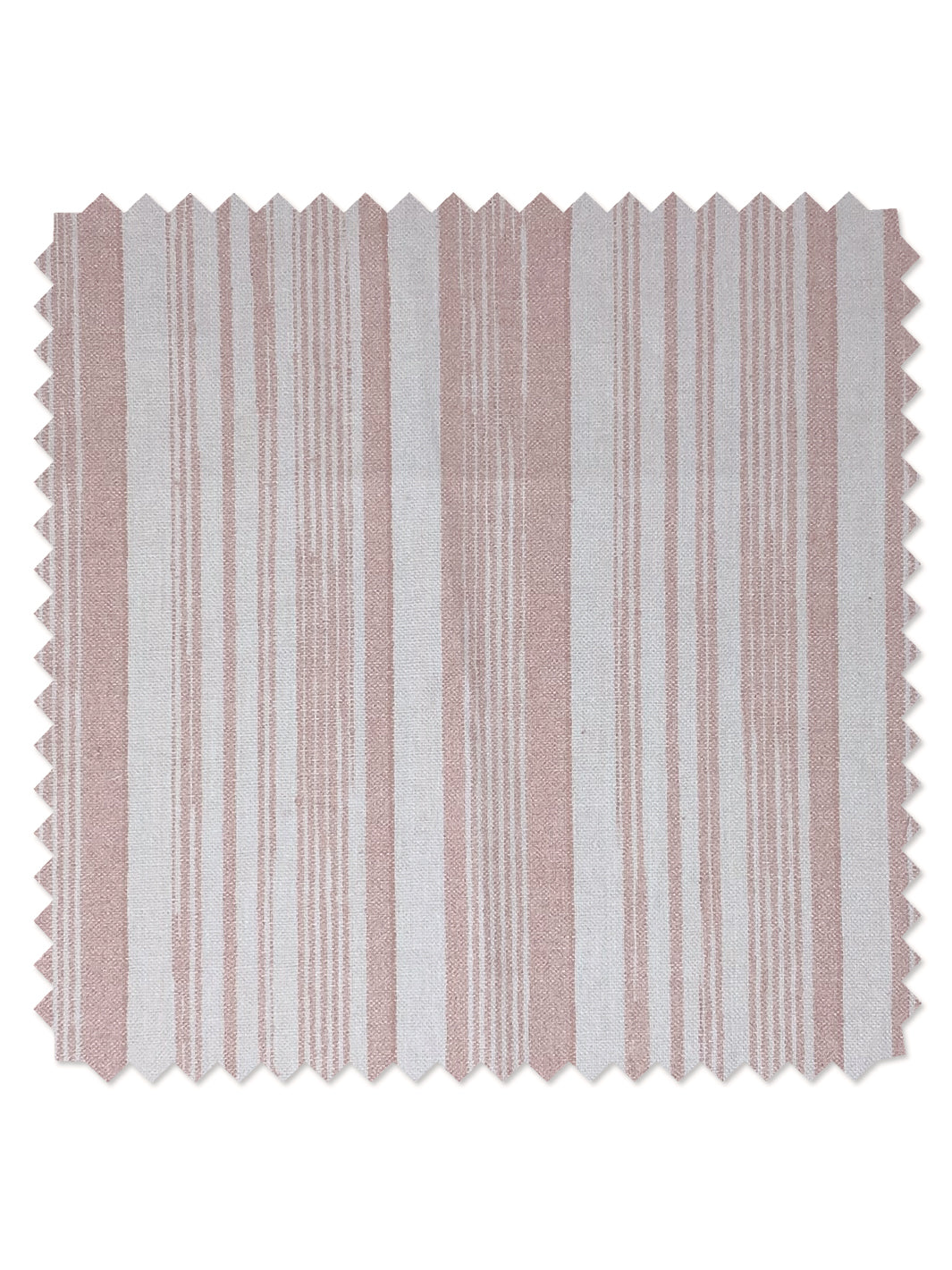 stuart stripe linen fabric by nathan turner pink