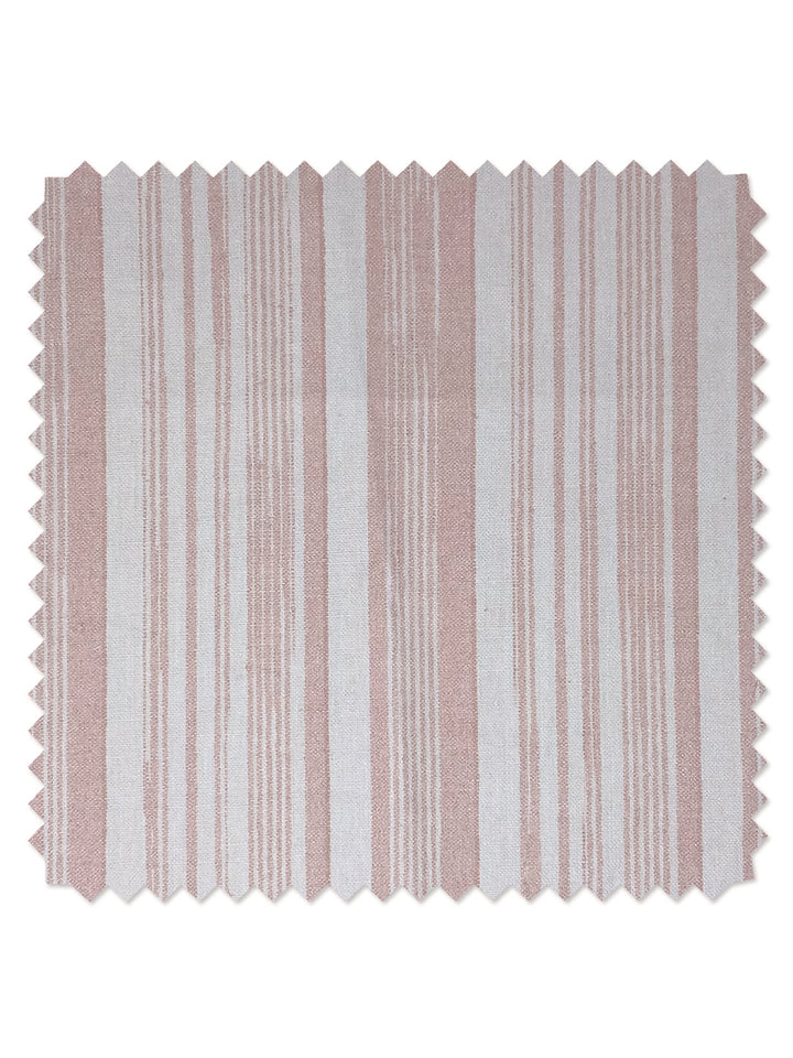 stuart stripe linen fabric by nathan turner pink
