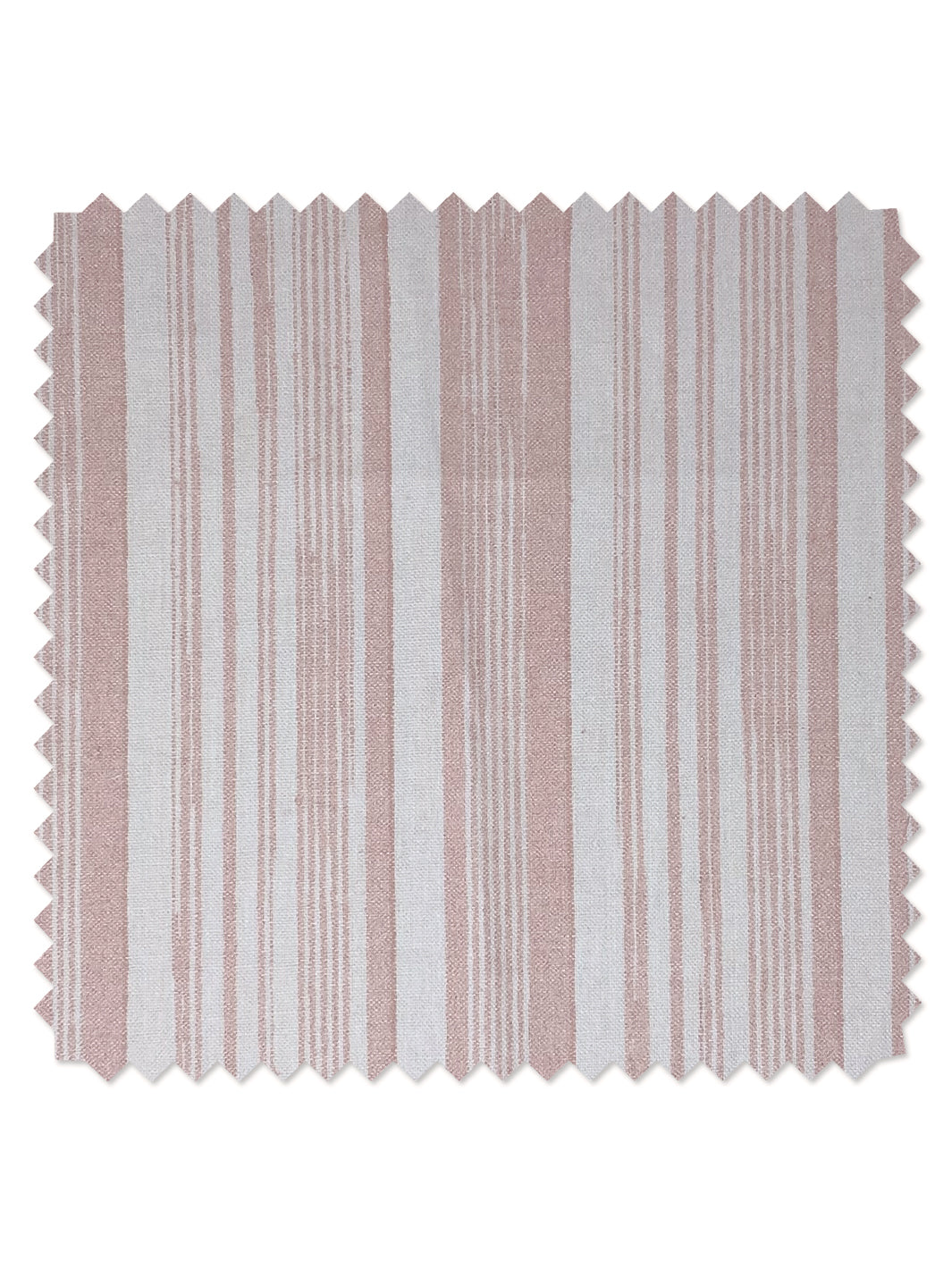 'Stuart Stripe' Linen Fabric by Nathan Turner - Pink