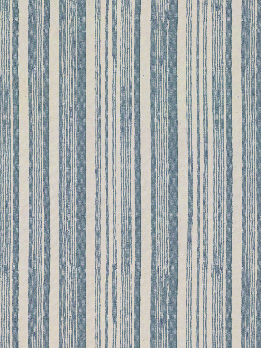 'Stuart Stripe' Linen Fabric by Nathan Turner - Sage