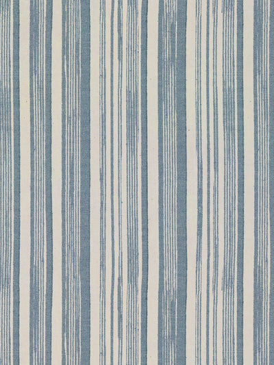 'Stuart Stripe' Linen Fabric by Nathan Turner - Sage