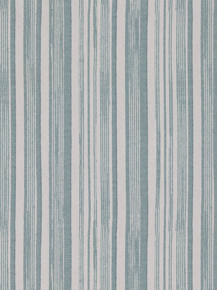 stuart stripe linen fabric by nathan turner seafoam
