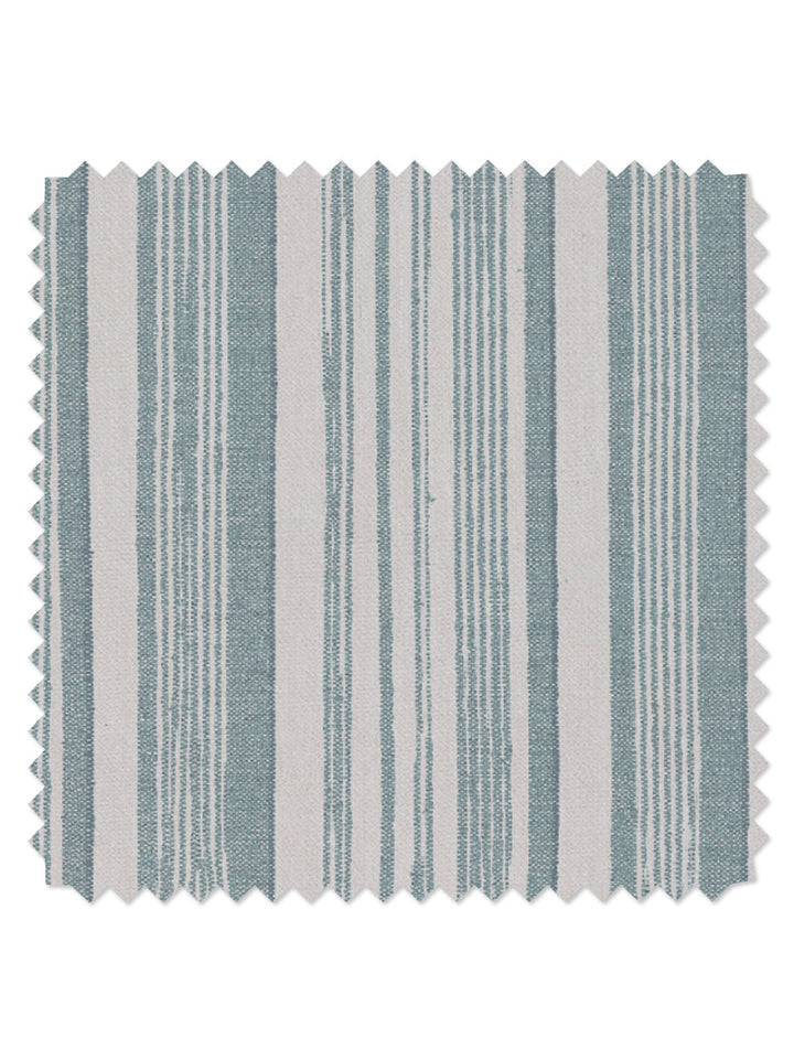 stuart stripe linen fabric by nathan turner seafoam