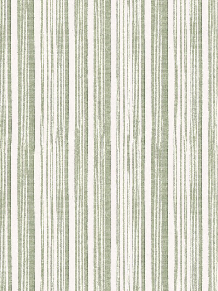 'Stuart Stripe' Wallpaper by Nathan Turner - Lichen