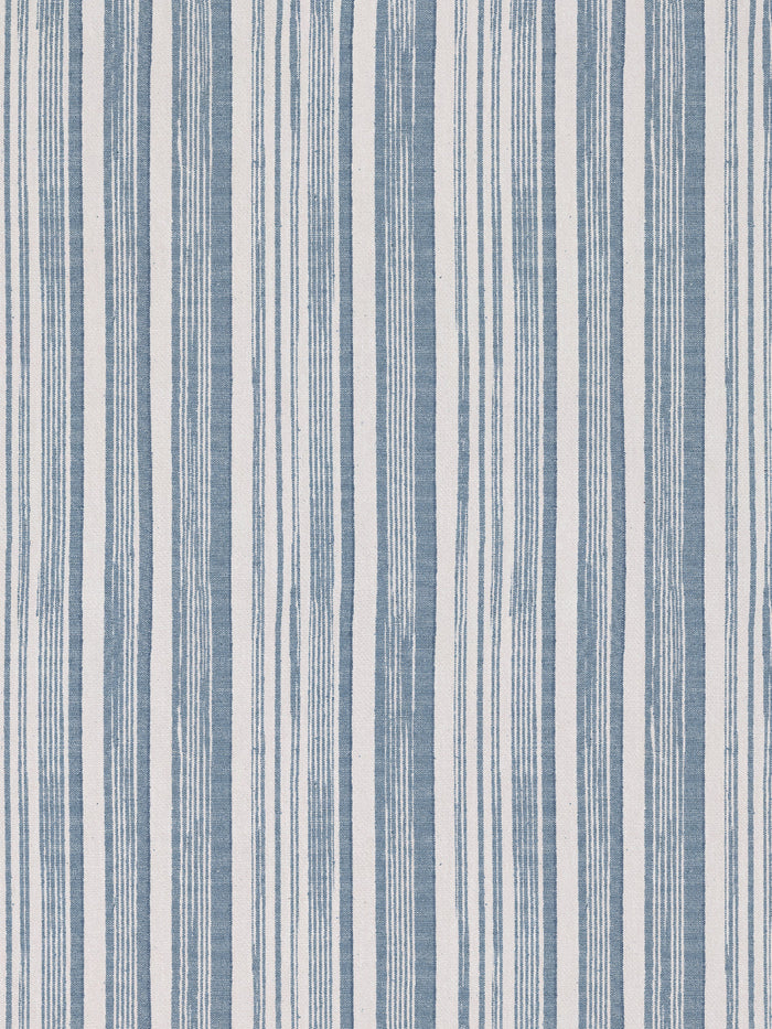 'Stuart Stripe' Wallpaper by Nathan Turner - Blue