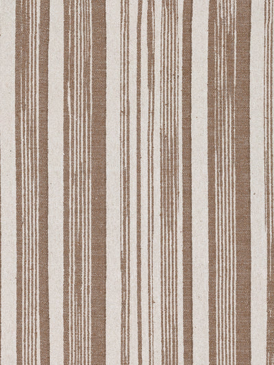 'Stuart Stripe' Wallpaper by Nathan Turner - Brown