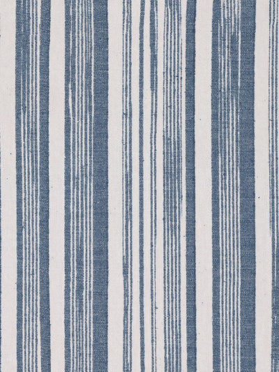 'Stuart Stripe' Wallpaper by Nathan Turner - Dark Blue
