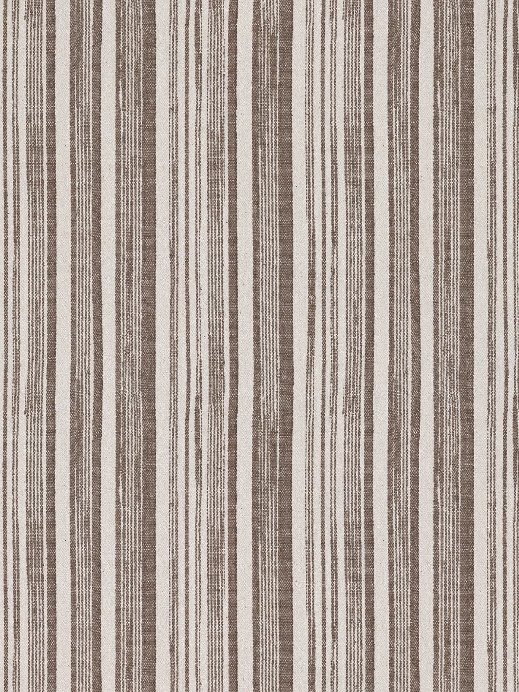 'Stuart Stripe' Wallpaper by Nathan Turner - Dark Chocolate