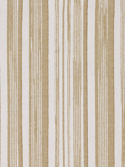'Stuart Stripe' Wallpaper by Nathan Turner - Gold