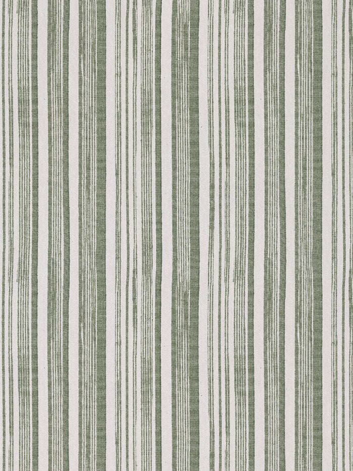 'Stuart Stripe' Wallpaper by Nathan Turner - Green