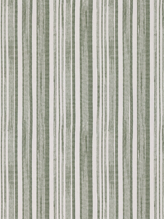 'Stuart Stripe' Wallpaper by Nathan Turner - Green