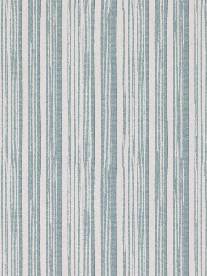 'Stuart Stripe' Wallpaper by Nathan Turner - Seafoam
