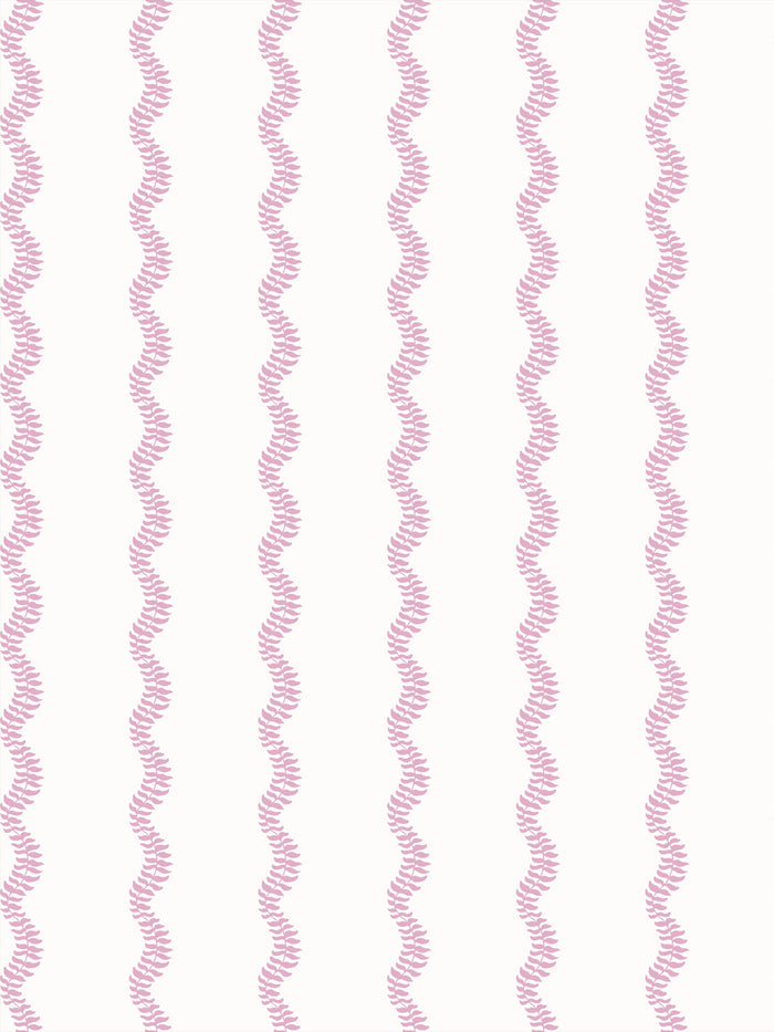'Sutton Stripe' Wallpaper by Wallshoppe - Antique Mauve