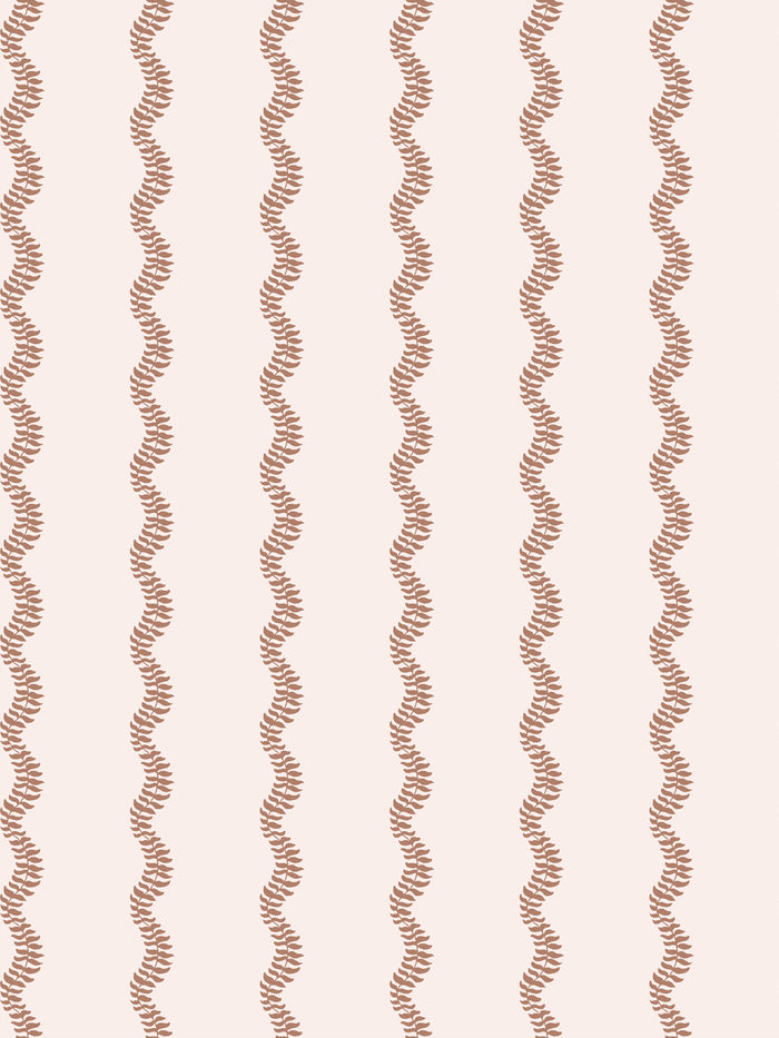 'Sutton Stripe' Wallpaper by Wallshoppe - Toasted Cream