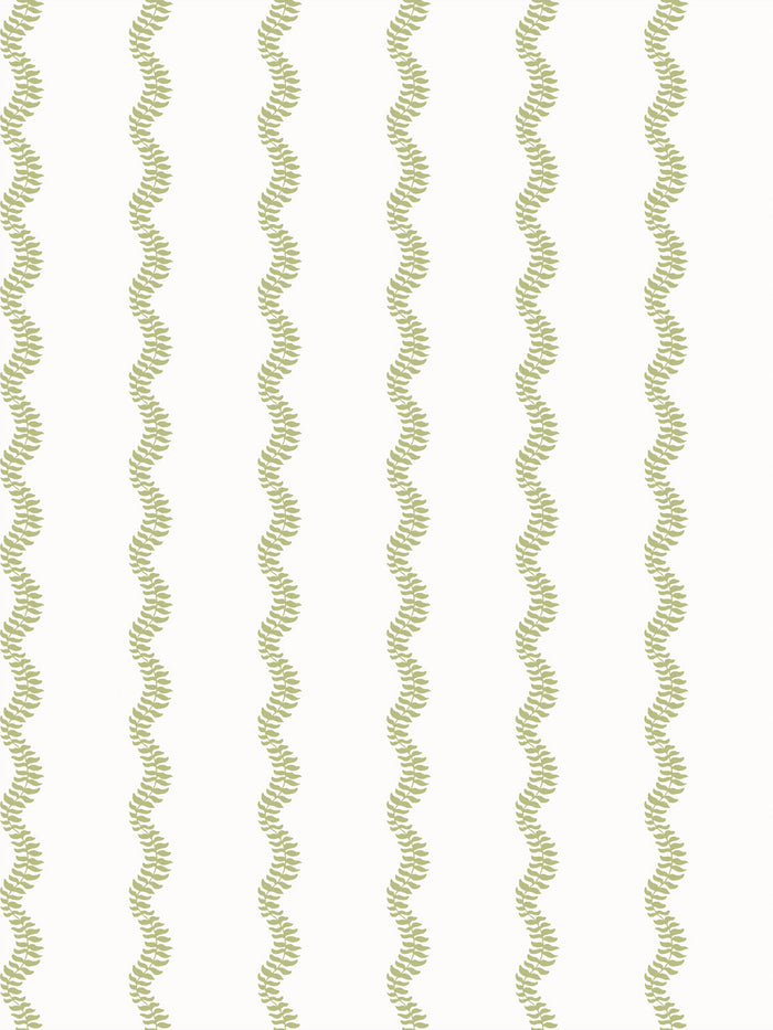 'Sutton Stripe' Wallpaper by Wallshoppe - Winter Pear