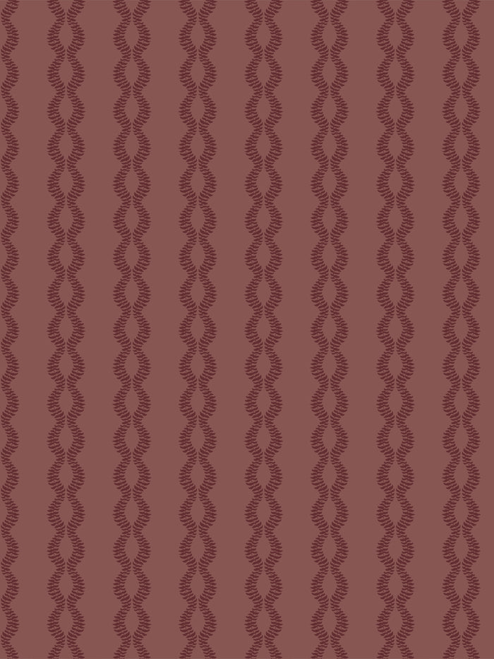 'Sutton Vine' Wallpaper by Wallshoppe - Aged Burgundy