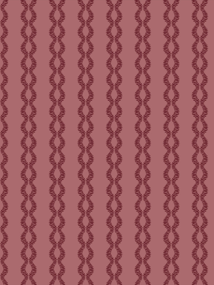 'Sutton Vine' Wallpaper by Wallshoppe - Heirloom Garnet