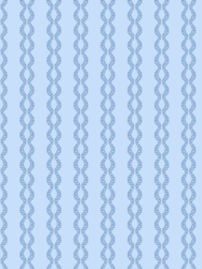 'Sutton Vine' Wallpaper by Wallshoppe - Soft Sky