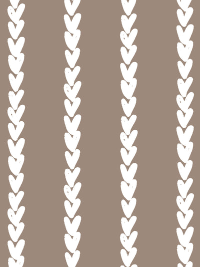 'Sweet Stripe' Wallpaper by Sugar Paper - Fawn