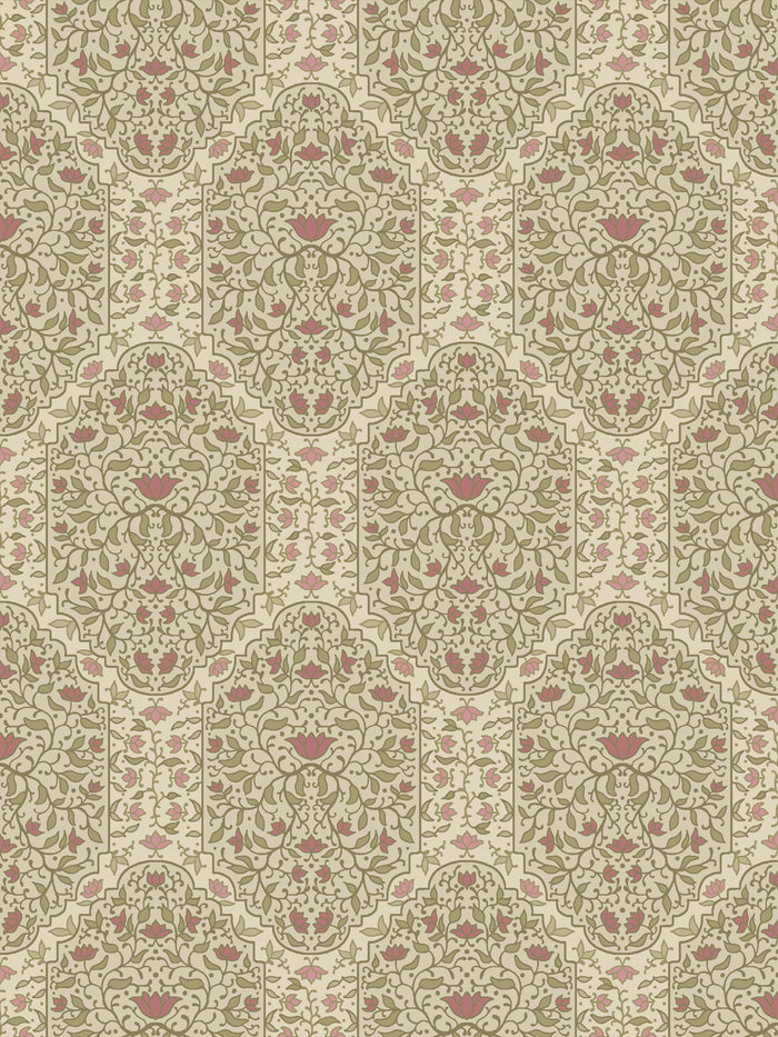 'Taliah Large' Wallpaper by Wallshoppe - Country Manor Blush