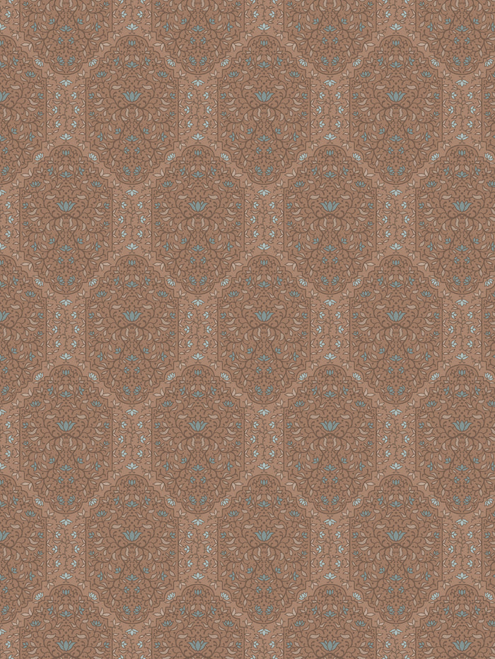 'Taliah' Wallpaper by Wallshoppe - Driftwood Denim