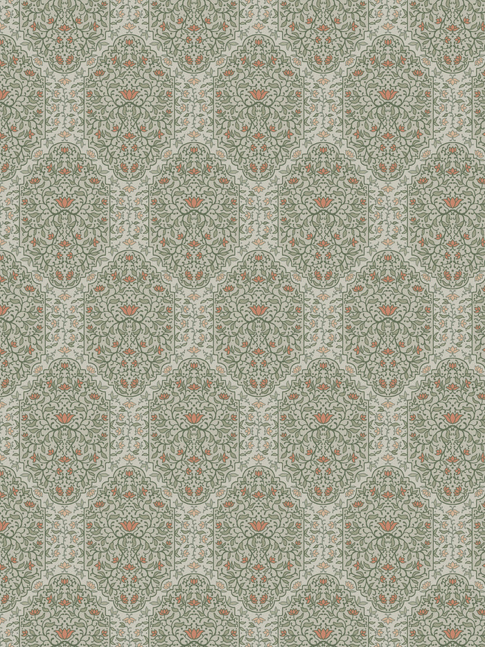 'Taliah' Wallpaper by Wallshoppe - Silver Sage