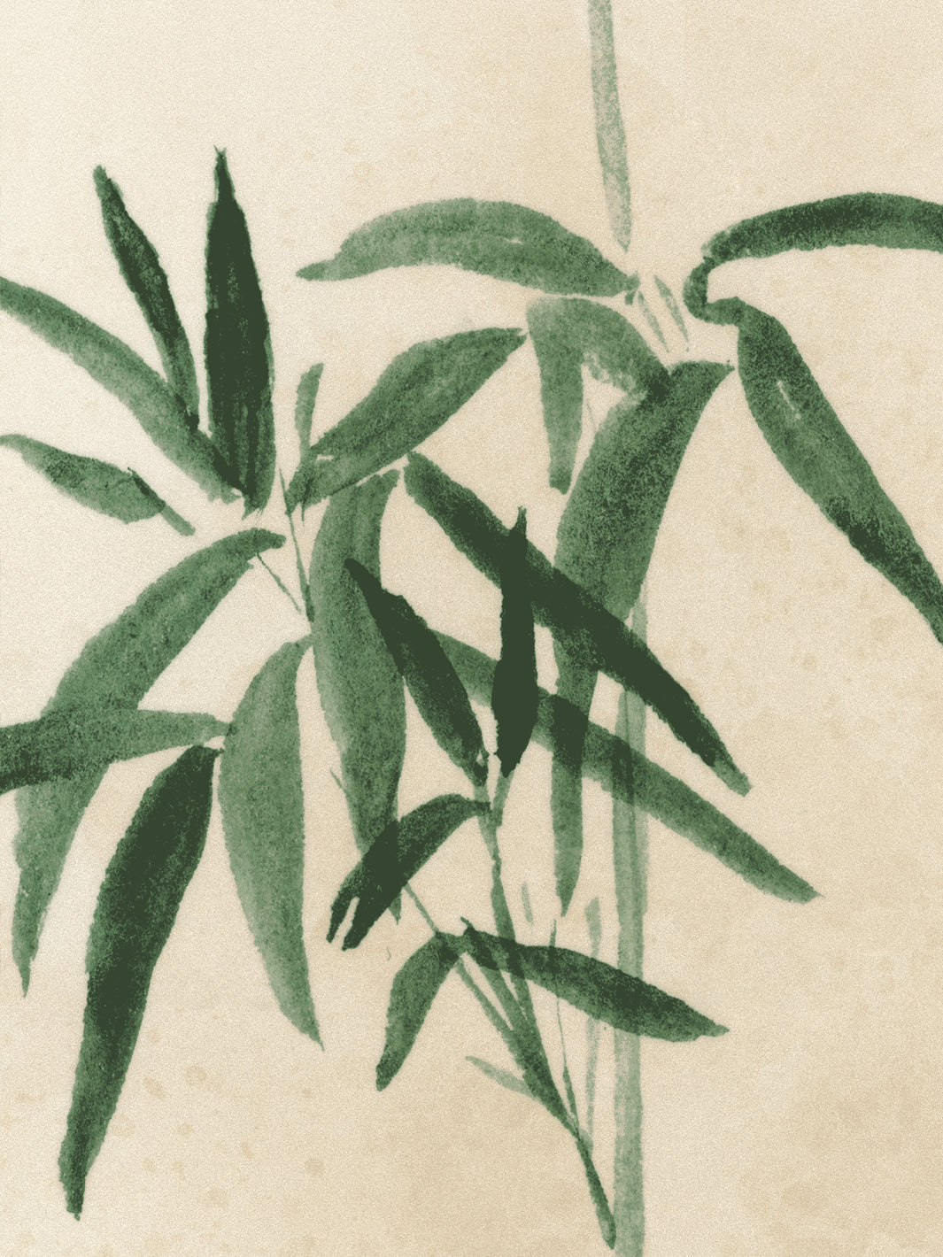 'The Big Bamboo' Mural Wallpaper by Flint Wood & Hicks - Green