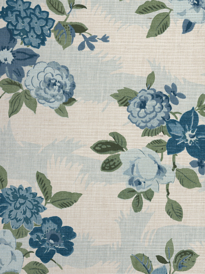 theodora grasscloth wallpaper by nathan turner blues