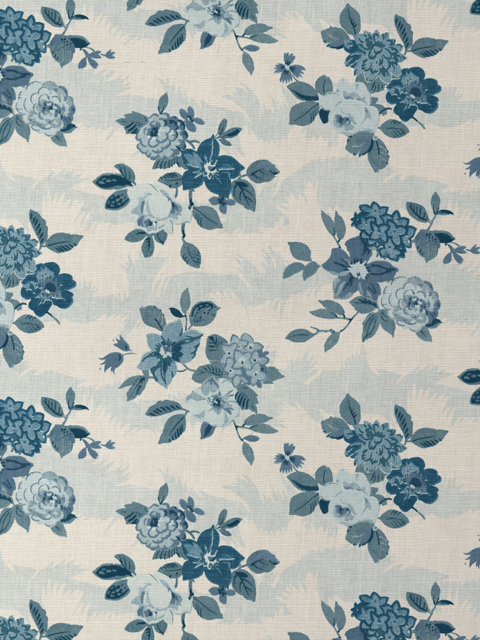 'Theodora' Grasscloth Wallpaper by Nathan Turner - Blues