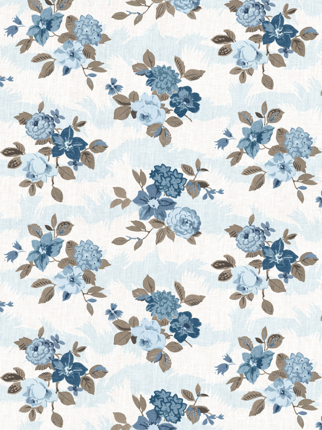 theodora wallpaper by nathan turner blue brown