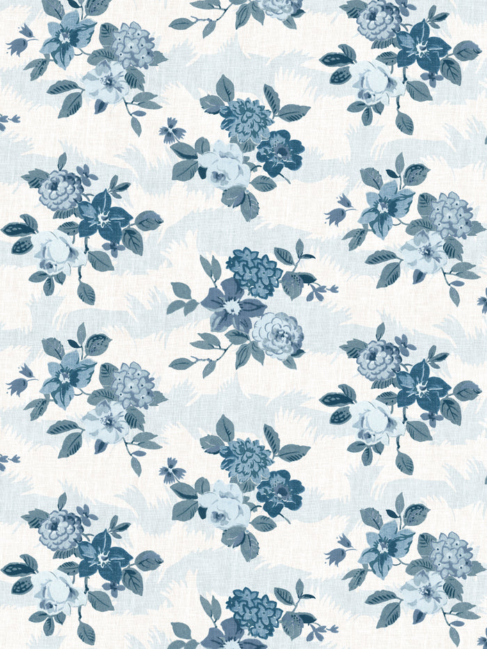 'Theodora' Wallpaper by Nathan Turner - Blues