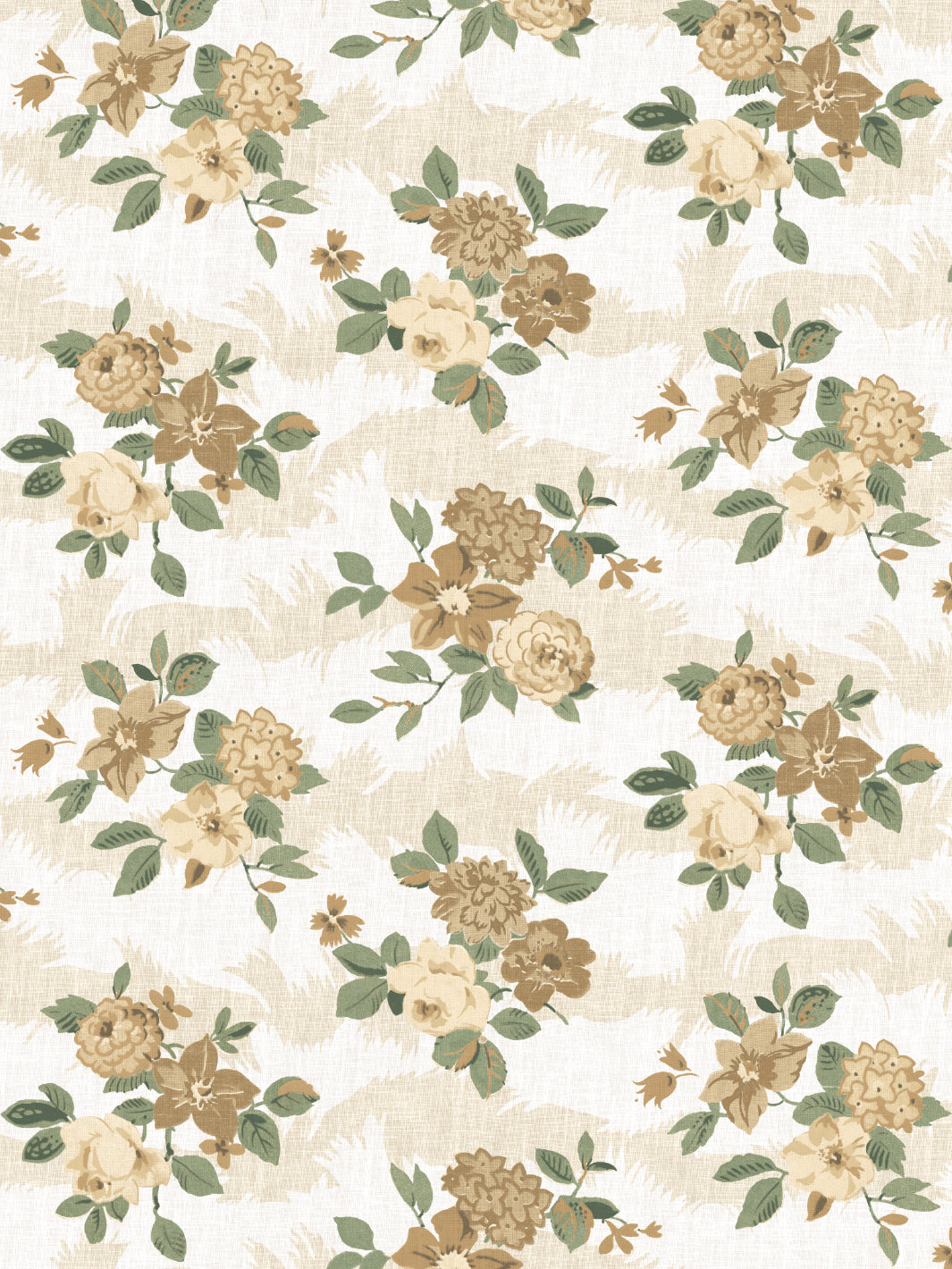theodora wallpaper by nathan turner gold green