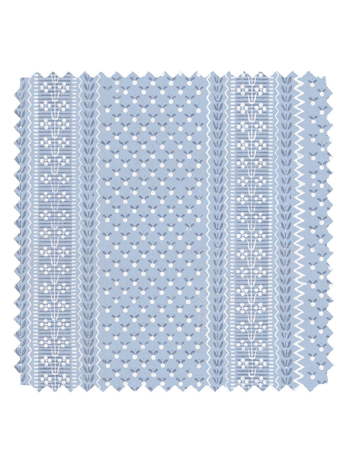 'Tove' Linen Fabric by Sarah Jessica Parker - Blue
