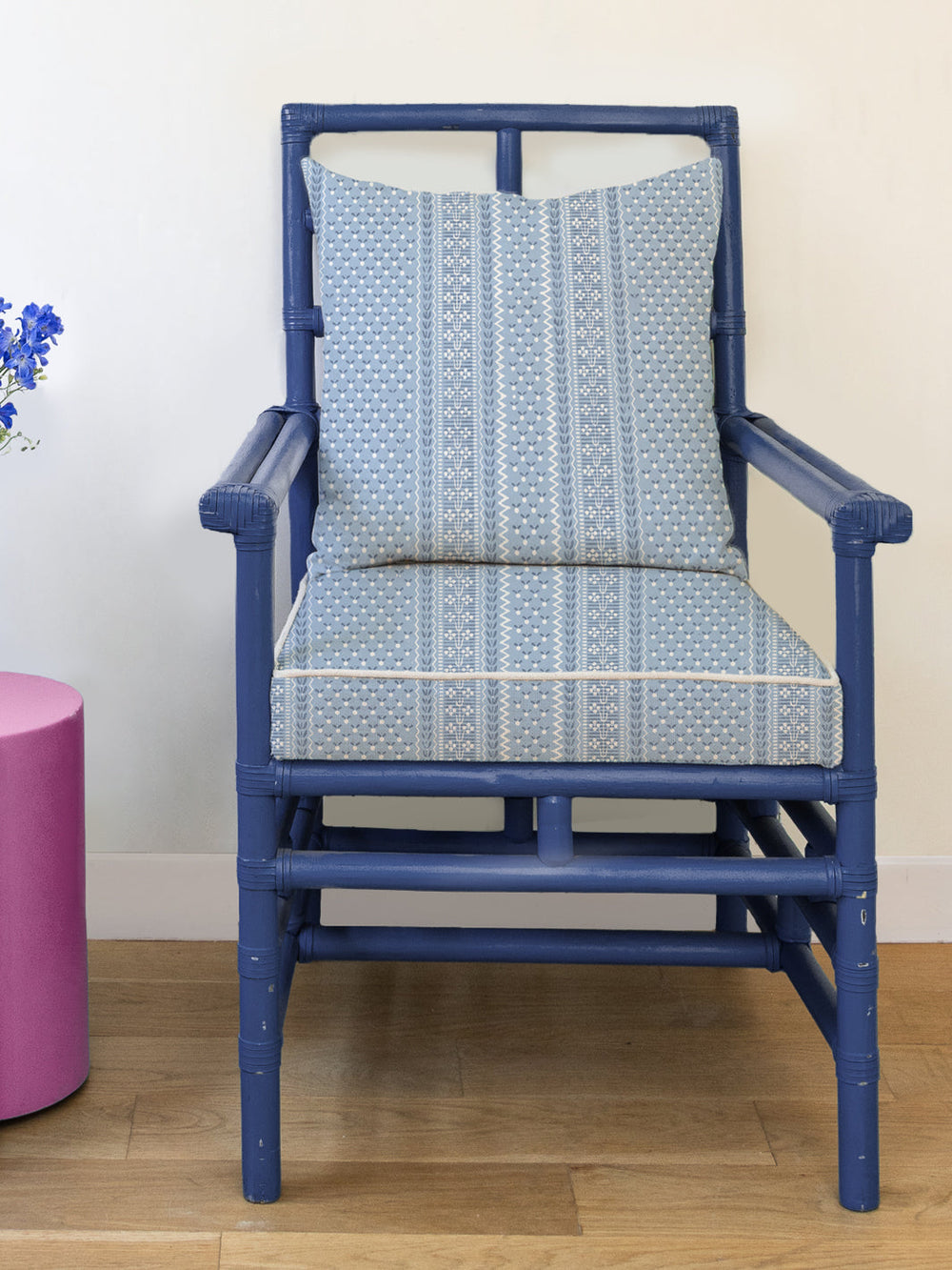 tove linen fabric by sjp blue
