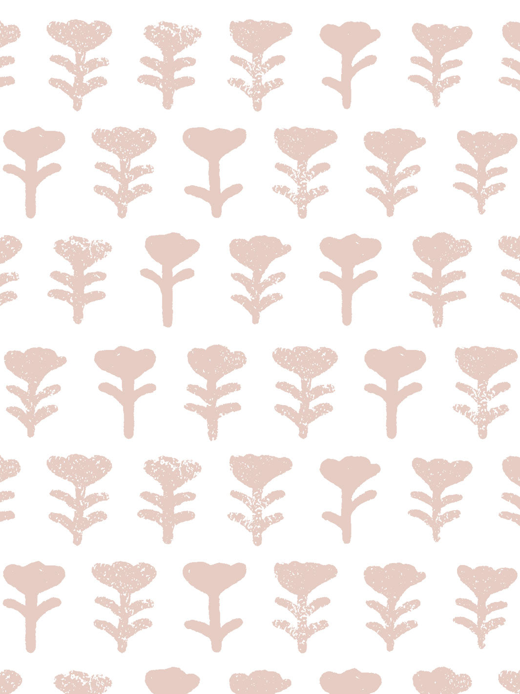 'Tulip Large' Wallpaper by Sugar Paper - Rose