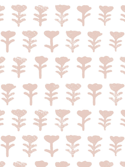 'Tulip Large' Wallpaper by Sugar Paper - Rose