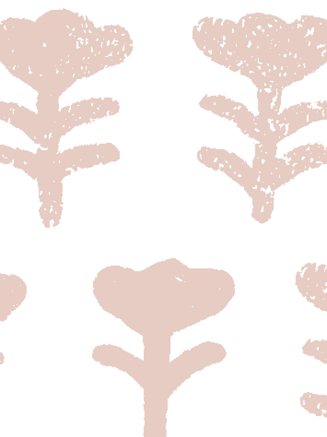 'Tulip Large' Wallpaper by Sugar Paper - Rose