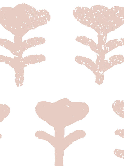 'Tulip Large' Wallpaper by Sugar Paper - Rose