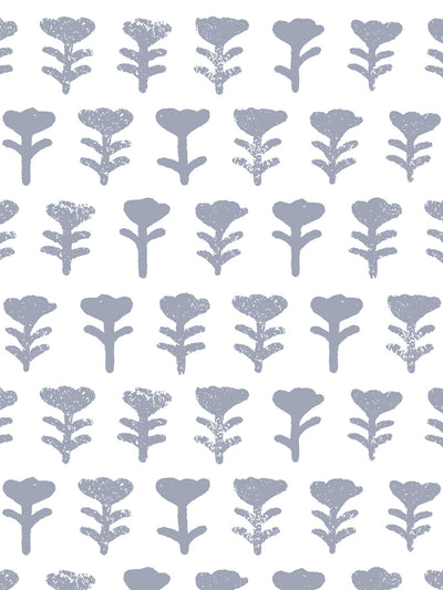 'Tulip Large' Wallpaper by Sugar Paper - Slate