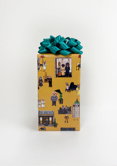 'Upper East Side' Gift Wrap by Carly Beck - Marigold