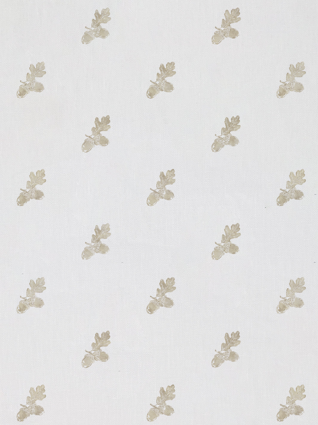 'Valley Acorn' Linen Fabric by Nathan Turner - Neutral