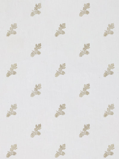 'Valley Acorn' Linen Fabric by Nathan Turner - Neutral
