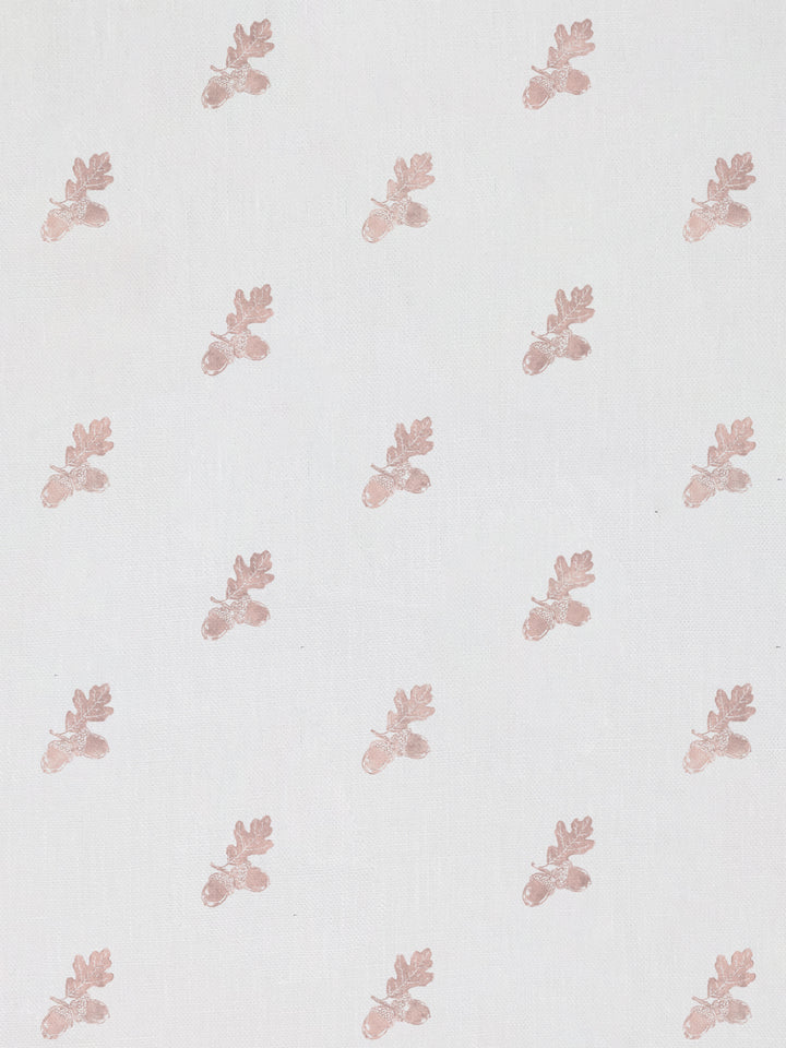valley acorn linen fabric by nathan turner pink