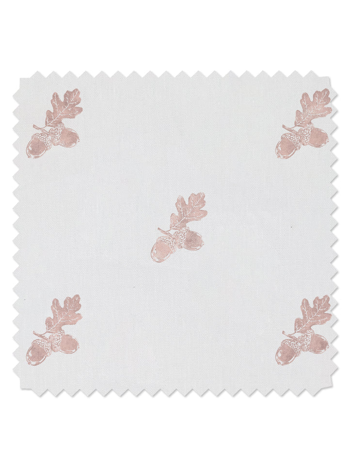 valley acorn linen fabric by nathan turner pink