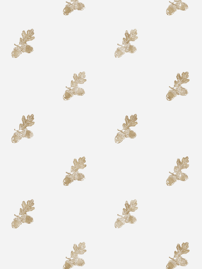 'Valley Acorn' Wallpaper by Nathan Turner - Gold