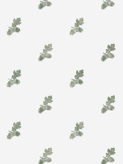 valley acorn wallpaper by nathan turner green