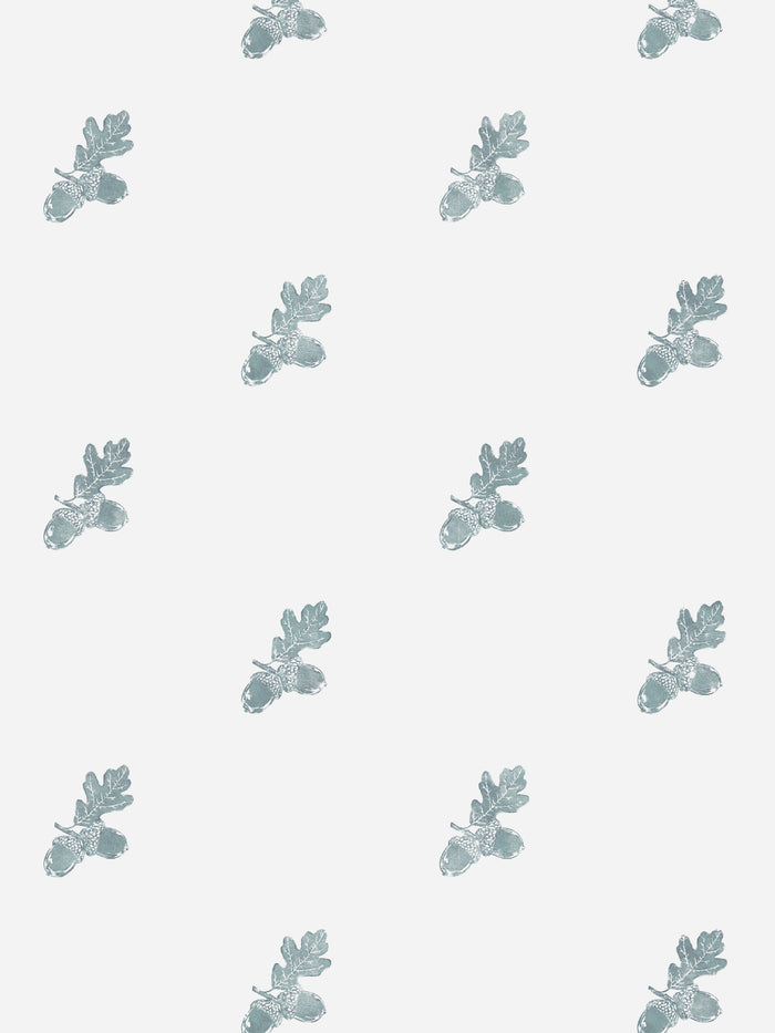 'Valley Acorn' Wallpaper by Nathan Turner - Seafoam