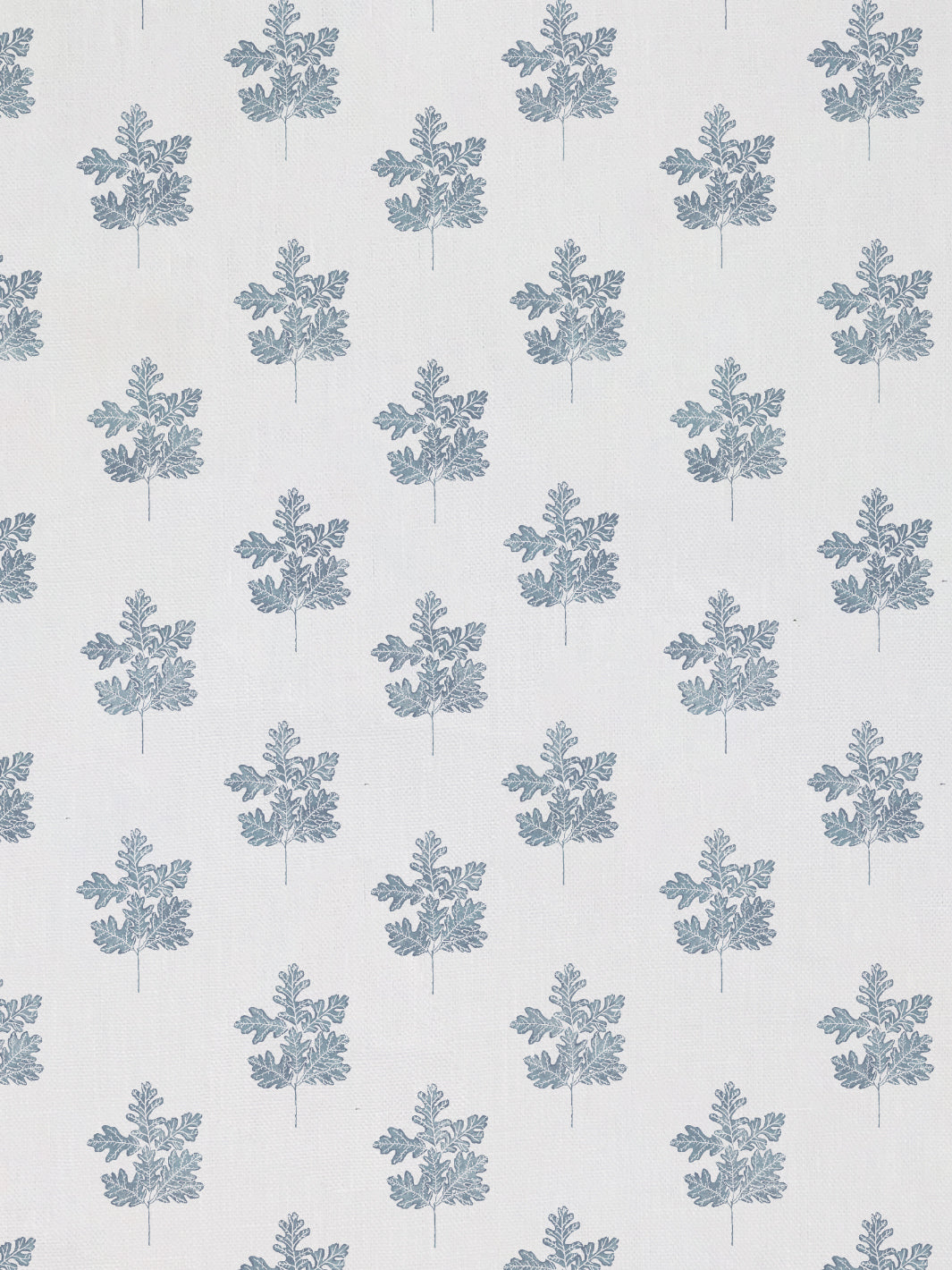 valley oak leaf linen fabric by nathan turner seafoam