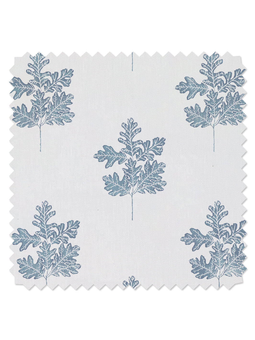 valley oak leaf linen fabric by nathan turner seafoam